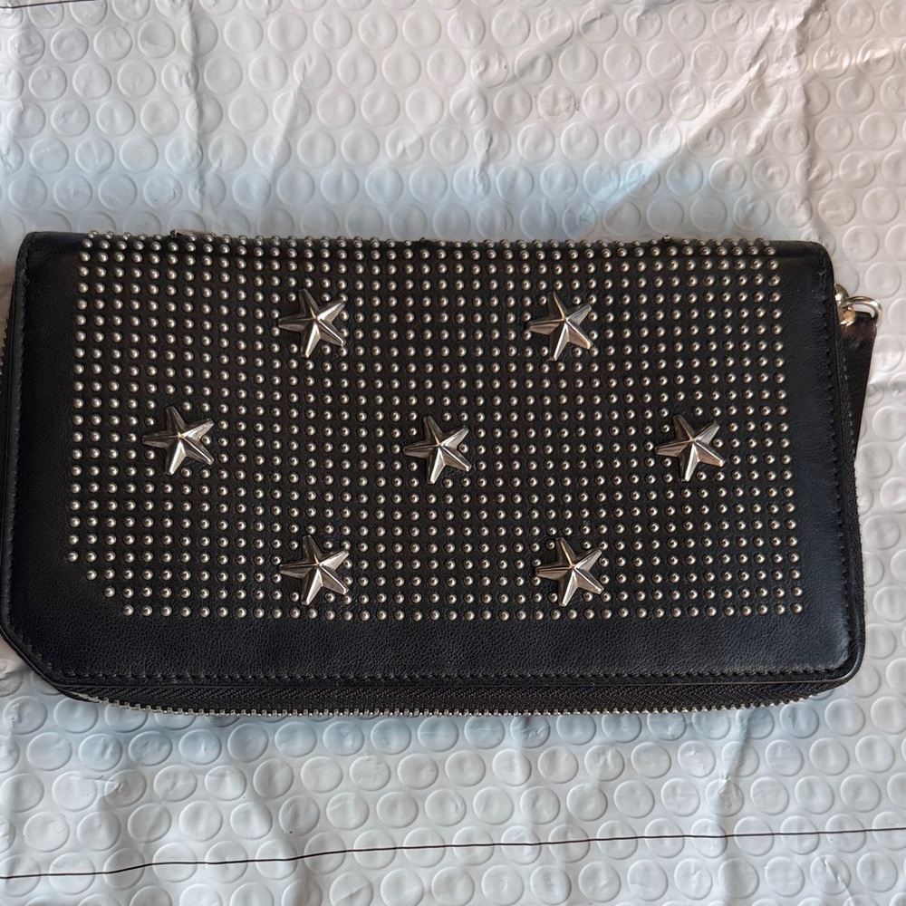 JIMMY CHOOSilver Star Studs wallet